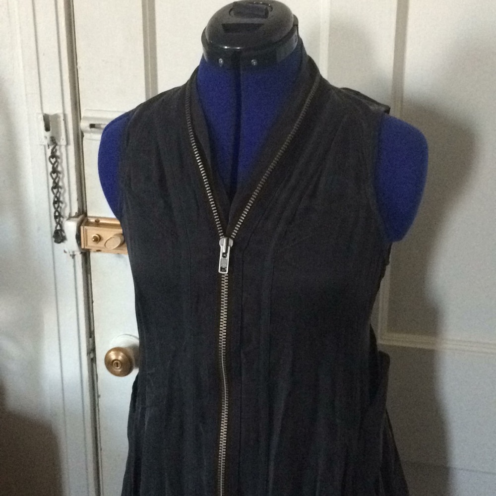 Black All Saints Zeeda dress size UK 12